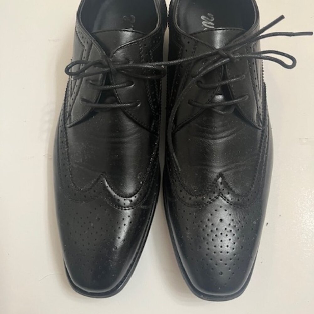 Walgate Men's Shoes Oxford Brogue Wing Tip Dress Shoes Size 9.5